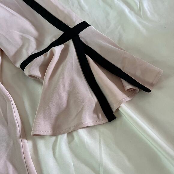 NWT Calvin Klein Pink Bell Sleeve Blouse Sz XL Work Career Office - Picture 3 of 7